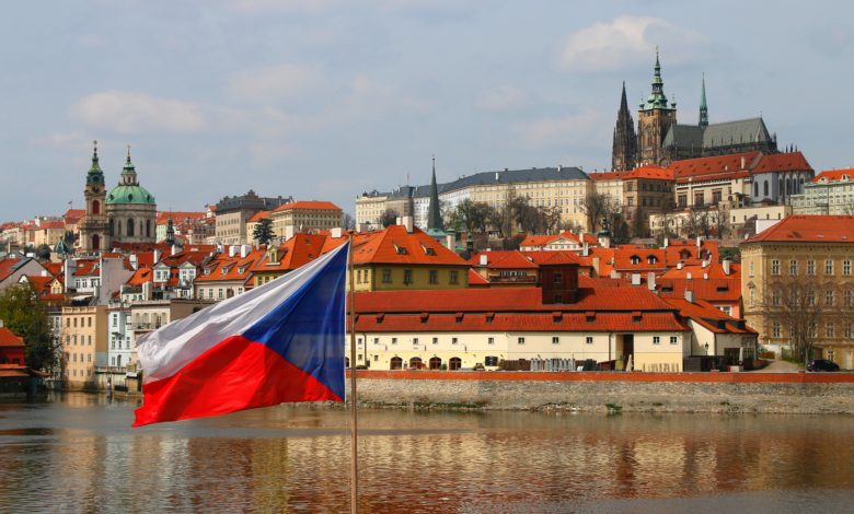 cseh zászló Prága