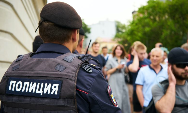 orosz rendőr